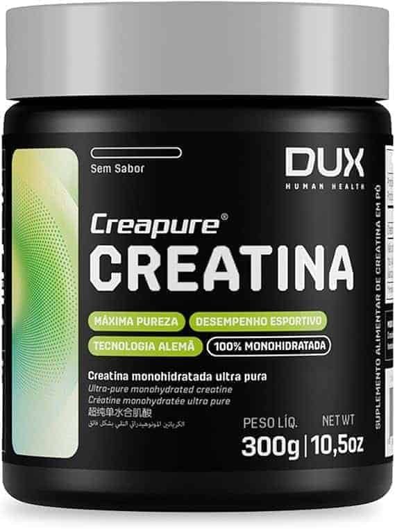 Creatina-Monohidratada-100-Creapure-Sem-Sabor-Pote-300g-Suplementacao-Academia-Ganho-Muscular-Hipertrofia-Forca-Energia-Resistencia-Suplementos-Naturais-DUX-HUMAN-HEALTH.jpg Creatina Monohidratada 100% Creapure Sem Sabor Pote 300g - Suplementação Academia, Ganho Muscular Hipertrofia, Força Energia Resistência, Suplementos Naturais - DUX HUMAN HEALTH - Imagem 1