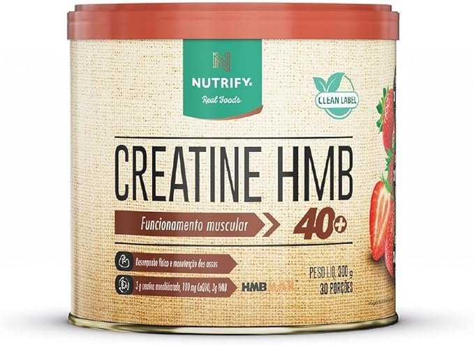 Creatine-HMB-Nutrify-300g-Morango.jpg Creatine HMB Nutrify 300g - Morango - Imagem 1