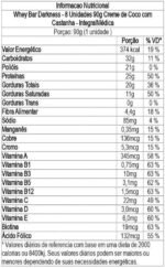 Integralmedica Whey Bar Darkness - 8 Unidades 90G Creme De Coco Com Castanha - Integralmédica - Imagem 2