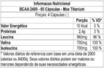 Max Titanium Bcaa 2400 - 60 Cápsulas - Imagem 2