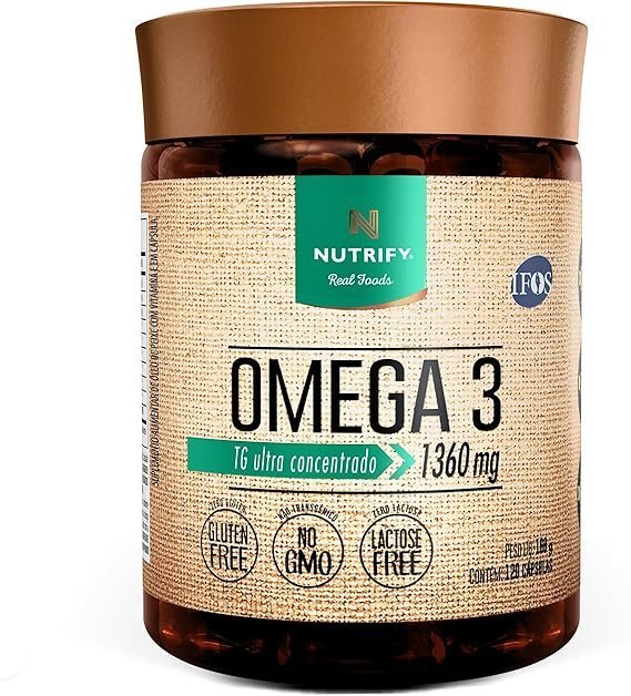 Nutrify-Omega-3-120-Capsulas.jpg Nutrify - Ômega 3 - 120 Cápsulas - Imagem 1