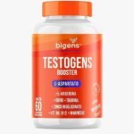Testogens Booster, L-Aspartato, Boro, Taurina, Zinco Bisglicinato, Magnésio, 60 Cápsulas, Bigens