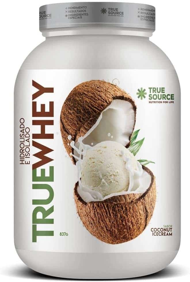 True-Whey-837g-Hidrolisado-e-Isolado-Sabor-Coconut-Icecream-True-Source.jpg True Whey (837g) - Hidrolisado e Isolado - Sabor Coconut Icecream, True Source - Imagem 1
